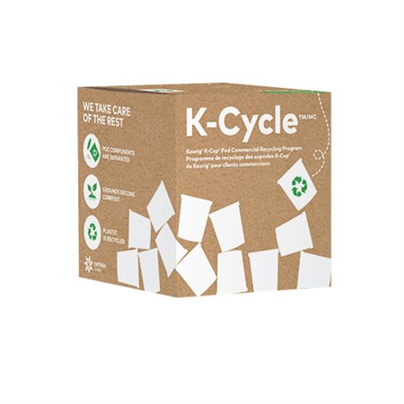 Boîte de programme de recyclage K-Cycle pour dosette K-Cup petit – jusqu’à 175 K-cups