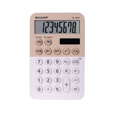 EL-760R Pocket Calculator Latte