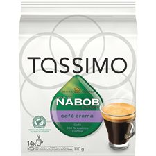 Tassimo Coffee Pods Package of 14 Nabob, Cafe Crema
