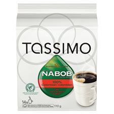Dosettes de café Tassimo Paquet de 14 Nabob Colombien