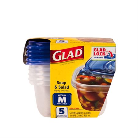 GLADWARE SOUP / SALAD     *5 / ST