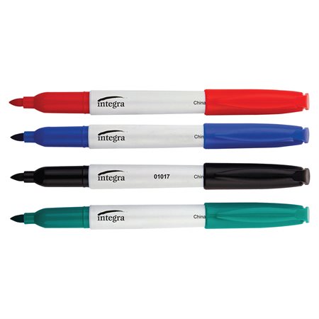 Pen Style Dry Erase Markers assorted (pkg 4)