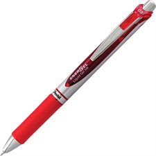 EnerGel® Retractable Rollerball Pens 0.3 mm needle point red