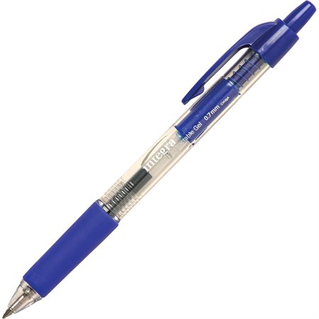 Integra Retractable Gel Ink Pen 0.7 mm blue