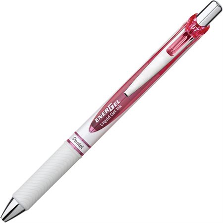EnerGel® Retractable Rollerball Pens 0.7 mm point pearl / pink
