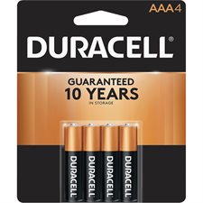Coppertop Alkaline Batteries AAA Package of 4