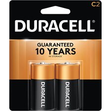 Coppertop Alkaline Batteries C package of 2
