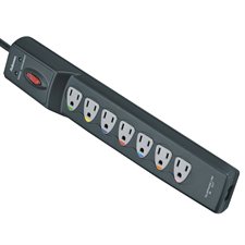 Surge Protector 6' cord - 7 outlets 1600 joules