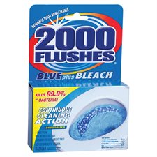 2000 Flushes® Toilet Bowl Cleaner blue + bleach