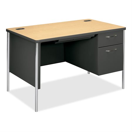 Mentor Right Pedestal Desk, 48"W - 2-Drawer