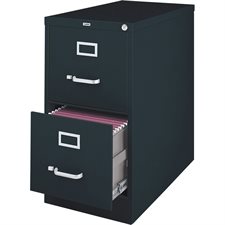 Large Capacity Grade Vertical Files Legal size. 2 drawers. 28-3/8 in. H. black