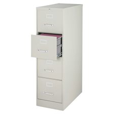 Large Capacity Grade Vertical Files Legal size. 4 drawers. 52 in. H. light grey