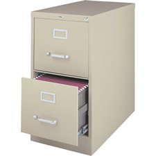Large Capacity Grade Vertical Files Letter size. 2 drawers. 28-3/8 in. H. putty