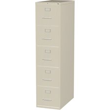 Large Capacity Grade Vertical Files Letter size. 5 drawers. 61-3/8 in. H. putty