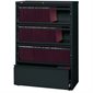 Fortress Serie Lateral File 4 drawers. 36 x 19 x 52-1 / 2 in. H. black