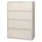 Fortress Serie Lateral File 4 drawers. 36 x 19 x 52-1 / 2 in. H. putty