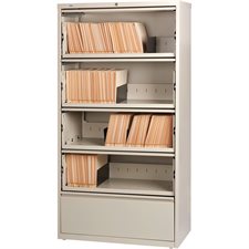 Fortress Serie Lateral File 5 drawers. 36 x 19 x 69 in. H. putty