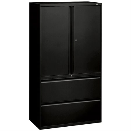 800 Series Wide Lateral File with Storage Cabinet - 2-Drawer