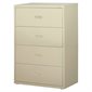 Lateral File 4 drawers. 30 x 19 x 52-1 / 2 in. H. putty
