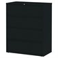 Fortress Serie Lateral File 4 drawers. 42 x 19 x 52-1 / 2 in. H. black
