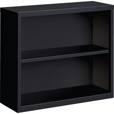 Fortress Series Bookcase 2 shelves - 30 in. H black