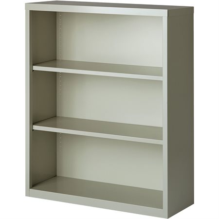 Fortress Series Bookcase 3 shelves - 42 in. H light grey