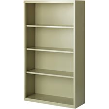 Fortress Series Bookcase 4 shelves - 60 in. H putty