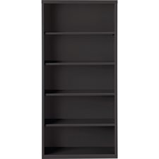 Fortress Series Bookcase 5 shelves - 72 in. H black