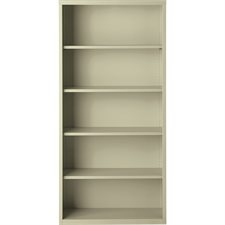 Fortress Series Bookcase 5 shelves - 72 in. H putty