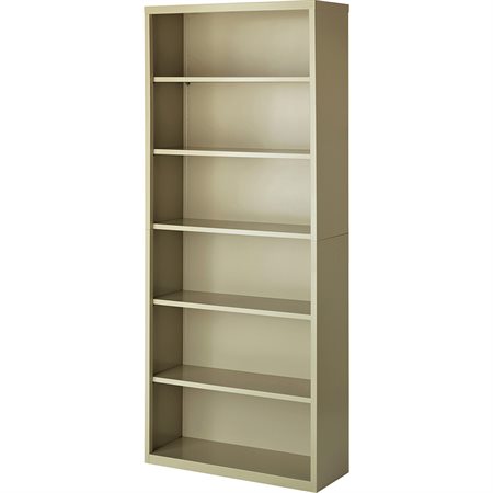 Fortress Series Bookcase 6 shelves - 82 in. H putty