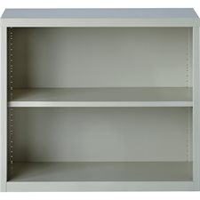 Fortress Series Bookcase 2 shelves - 30 in. H light grey