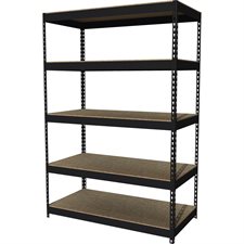 Riveted Steel Shelving 48 x 24 x 72 in. H.