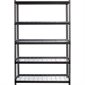 Wire Deck Shelving 5-shelves 48 x 18 x 72 in. H.