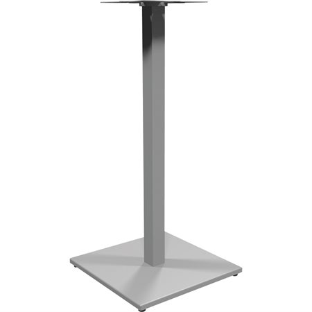 Square Table Base Height: 41 in. silver