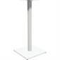 Square Table Base Height: 41 in. white