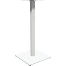 Square Table Base Height: 41 in. white