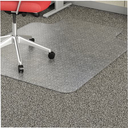 Economy Chair Mat With lip 19 x 10 in.Stodded 36 x 48 in.