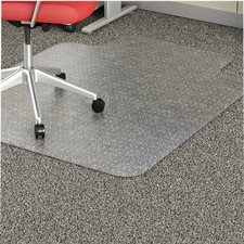 Economy Chair Mat With lip 19 x 10 in.Stodded 45 x 53 in.