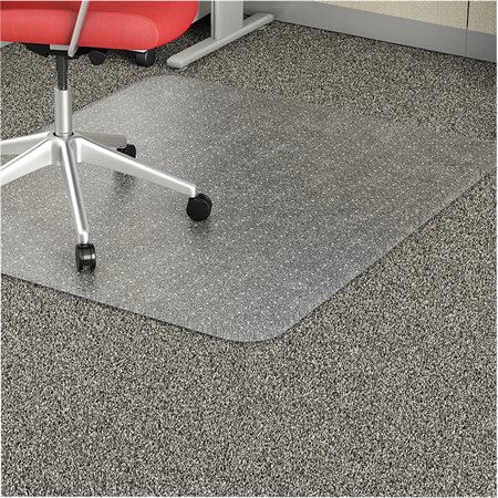 Economy Chair Mat Whitout lip. Stodded 46 x 60 in.