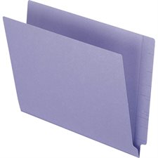 End Tab File Folder 11-pt. Letter size, box of 100 purple