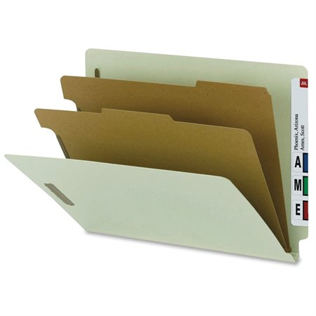 2-divider End Tab Classification Folder