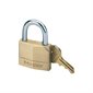 Solid Brass Padlock with Key 1-9/16”