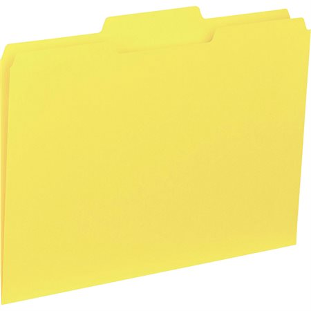 Chemises intérieures Format lettre jaune