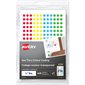 Self-Adhesive Labels Translucent 1 / 4 in. (pkg 648) red, green, yellow, blue
