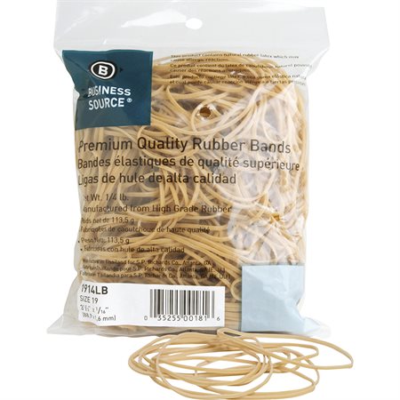 Elastic Rubber Bands 3-1 / 2 x 1 / 32 in. #19