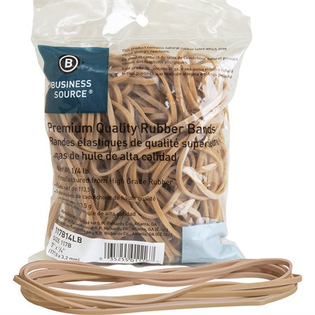 High Quality Rubber Bands 7 x 1 / 8 in. #117B