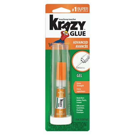 Colle Krazy Glue® Avancée, gel 4 ml