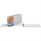 Deluxe QuickFit®  Heavy-Duty Spreadsheet &  Legal Presentation Binder Landscape format, round rings 2 in. - white