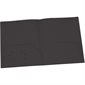 Poly Portfolio No fasteners. 100-sheet capacity black