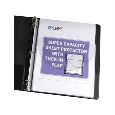 Sheet Protector with Tuck-in Flap
